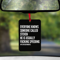 Personalised Everyone Knows Air Freshener